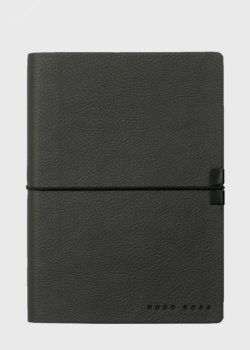 Блокнот Hugo Boss Storyline Dark Grey А6 с обложкой из эко-кожи, фото