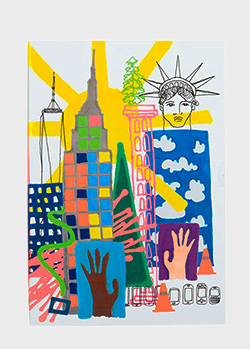 Блокнот Christian Lacroix Paris takes New York формата А5, фото