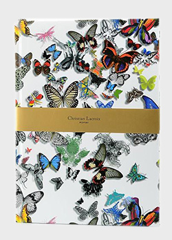 Блокнот-альбом Christian Lacroix Papier Butterfly Parade формата A4 с лентой-закладкой, фото