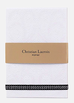 Блокнот Christian Lacroix Papier Paseo Pastis белый, фото