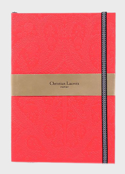 Блокнот Christian Lacroix Papier Paseo Scarlet B5 красный, фото