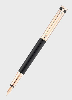 Перьевая ручка Waldmann Xetra с геометрической гравировкой, фото