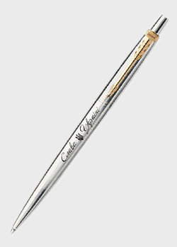 Шариковая ручка Parker Jotter 17 SS с надписью, фото