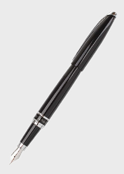 Перьевая ручка Cerruti 1881 Silver Clip с закругленным колпачком, фото
