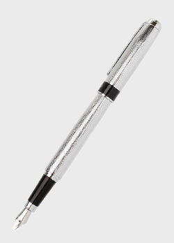 Перьевая ручка Cerruti 1881 Dream с гильошированием и черными деталями, фото