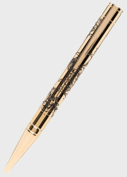 Шариковая ручка S.T.Dupont D-Initial с рисунком, фото
