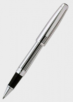 Ручка-роллер S.T.Dupont Olympio large с полосами из черного лака, фото
