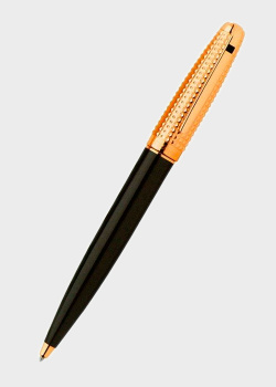 Шариковая ручка S.T.Dupont Olympio с позолотой, фото