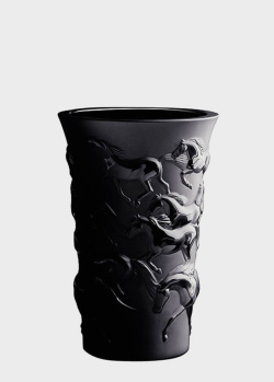 Хрустальная ваза Lalique Mustang Limited Edition черного цвета, фото