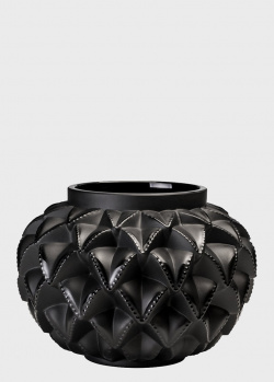 Фактурная ваза Lalique Languedoc круглой формы, фото