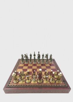 Шахматы с ручной росписью Italfama Камелот Эпоха Возрождения 28х28см, фото