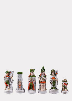 Шахматные фигуры маленького размера Nigri Scacchi Клеопатра, фото