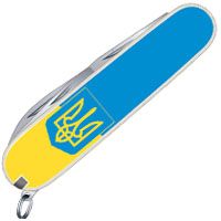 Нож Victorinox Swiss Army CLIMBER UKRAINE  на 14 предметов с гербом, фото