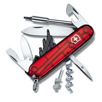 Нож Victorinox CyberTool полупрозрачный красный (29 предметов), фото