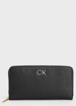 Черный кошелек Calvin Klein из искусственной кожи, фото