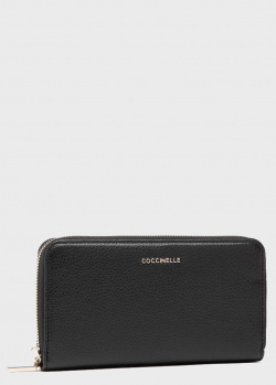 Черный кошелек Coccinelle на 7 карт, фото