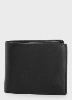 Черное портмоне Hugo Boss из кожи, фото