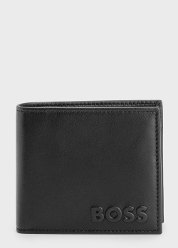 Портмоне с монетницей Hugo Boss черного цвета, фото