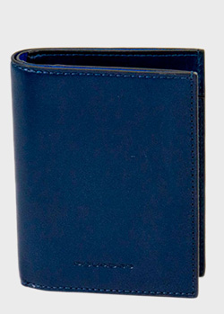 Мужское портмоне Piquadro Bold синего цвета, фото