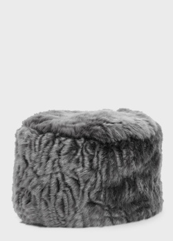 Серая шапка Coccinelle из искусственного меха, фото