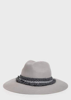 Широкополая шляпа Emporio Armani из шерстяной ткани, фото