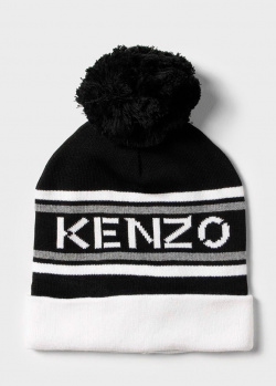 Детская шапка Kenzo с помпоном, фото