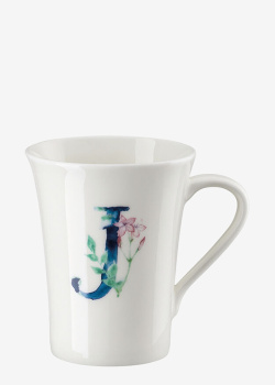 Чашка из фарфора Rosenthal Flower Alphabet J-Jasminum 400мл, фото