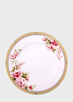 Салатная тарелка Noritake Hertford 21см с рисунком цветов, фото