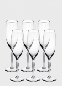 Набор из 6 бокалов для шампанского Lalique 100 Points 230мл, фото