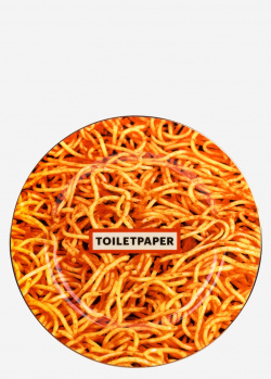 Тарелка Seletti Toiletpaper New Spaghetti 27см, фото