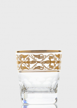 Хрустальный бокал для виски Baccarat Byzance 270мл с позолотой, фото