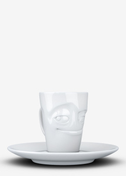 Чашка с блюдцем Tassen (58 Products) Emotions Impish 80мл, фото