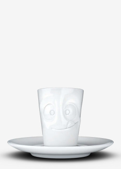 Чашка с блюдцем Tassen (58 Products) Emotions Lecker 80мл, фото