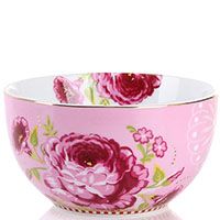 Маленькая пиала Pip Studio Floral розовая с цветочным принтом, фото