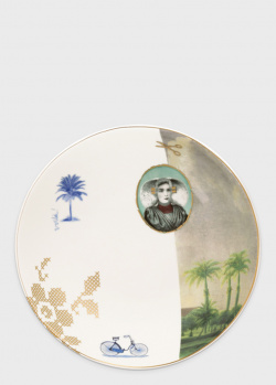 Тарелка для супа Pip Studio Heritage Palm White 18см, фото