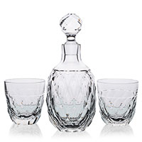 Набор для виски Faberge Arlekin штоф и 2 стакана, фото